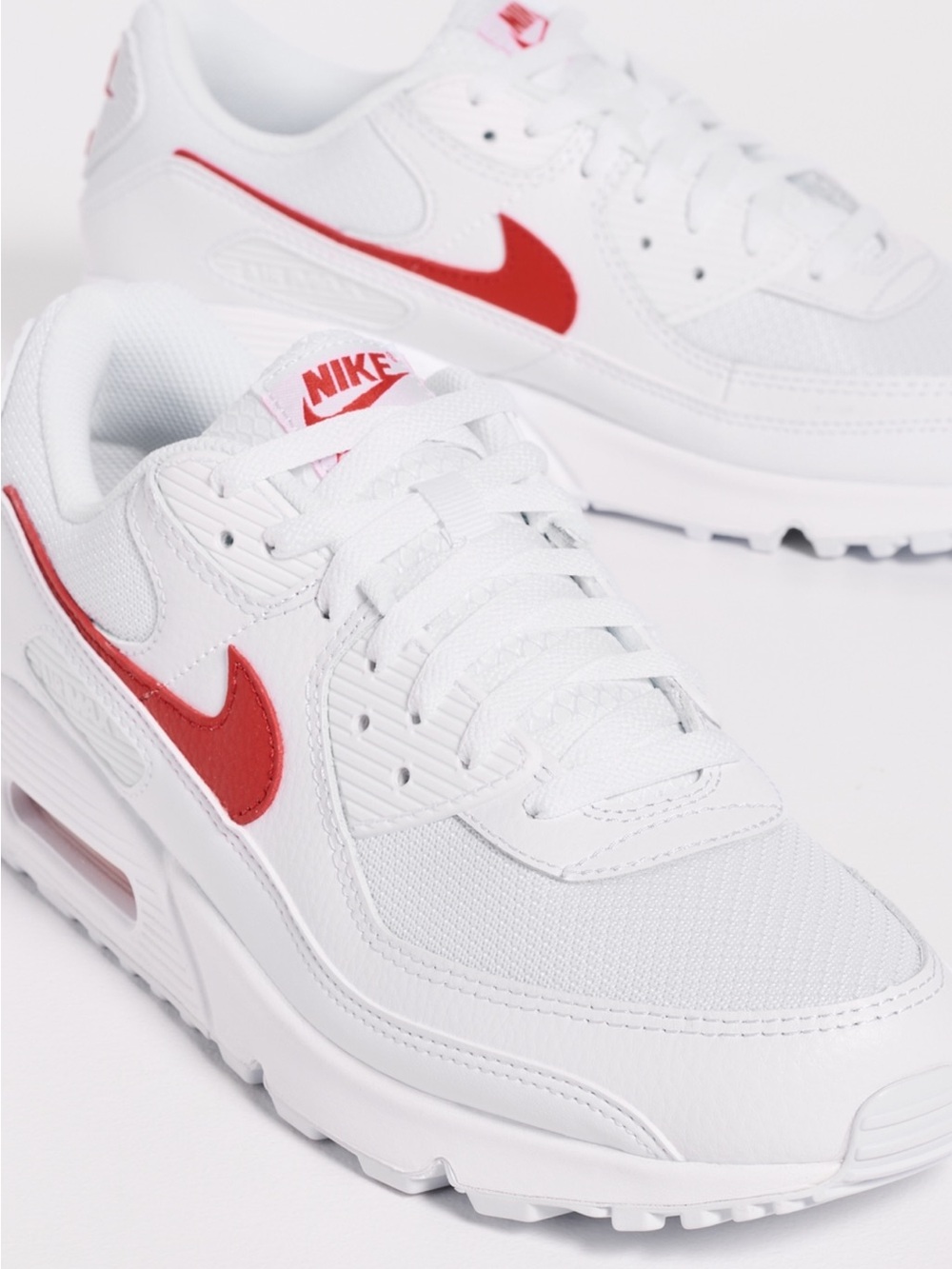 🌹🤍 Nike Air Max 90 Red White 🤍🌹 - Picture 2 of 2